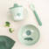 Done By Deer Foodie ruokailusetti Happy Clouds Green ylh=C3=A4=C3=A4lt=
=C3=A4p=C3=A4in. - Lautaset ja kulhot - 1596513 - 2