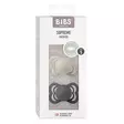 Bibs Supreme silikonitutti 2 kpl 0-6kk, Sand/Iron pakkaus. - Tutit ja tuttinauhat - 160423 - 2