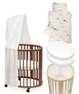 Stokke Sleepi Mini starttipaketti 8 in 1 Warm Brown. - Pinnasängyt ja lastensängyt - 221609STA2V3 - 1