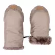 Stroller Mittens Nordbaby Beige, tekoturkisvuorella. - Lämpöpussit rattaisiin - 281143 - 2
