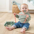 Done By Deer Pull along wiggle toy Croco green lapsella. - Puulelut - 4944553 - 3