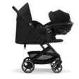 CYBEX Beezy matkarattaat Magic Black, kaukalo adaptereilla. - Matkarattaat ja lastenrattaat - 524000143 - 9