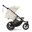 Cybex AVI SPIN juoksurattaat Seashell Beige makuuasennossa. - Matkarattaat ja lastenrattaat - 524000743 - 5