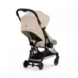 Cybex Coya Comfort matkarattaat Matt Black, Cozy Beige, takaa. - Matkarattaat ja lastenrattaat - 526000153 - 4