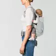 Cybex Laya kantoreppu Fog Grey, lapsi selässä. - Kantoreput - 526000563 - 7