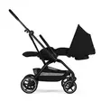 Matkarattaat Cybex Eezy S Twist+ 2 Magic Black, makuuasennossa. - Matkarattaat ja lastenrattaat - 526000843 - 6