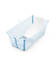 Stokke Flexi Bath kylpyamme+ kylpytuki Glacier Blue. - Kylpyammeet ja kylpytuet - 531513 - 1