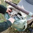 Done by Deer Quilted Stroller bag laukku Green, tilava laukku lapsen hoitotarvikkeille. - Hoitolaukut ja organizerit - 7053253 - 3