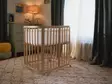 Stokke Nighti Mini Natural Pinnasänky reunapehmusteella. - Pinnasängyt ja lastensängyt - 705401bund3 - 3