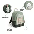 Lasten reppu Done by Deer Junior backpack, Tiny trails Green heijastavilla olkahihnoilla. - Kerhoreput - 7063103 - 7