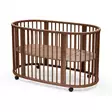 Stokke Sleepi sänky Warm Brown renkailla. - Stokke Sleepi tuotteet - 711503STA3 - 2