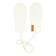 Gugguu Puuvillalapaset Baby Mittens  White Plastering. - Lasten hanskat ja rukkaset - GUGCO723 - 1
