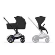 Cybex ePriam Comfort yhdistelmävaunut Matt Black/Sepia Black. - Lastenvaunut ja yhdistelmävaunut - 526000053 - 1