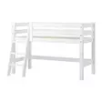 ECO Luxury puolikorkea sänky 70x160cm kaltevilla portailla - valkoinen - Sängyt - PRE-A5-3 - 9