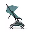 Matkarattaat CYBEX Orfeo Stormy Blue, selkänoja pystyssä. - Matkarattaat ja lastenrattaat - 526001043 - 2