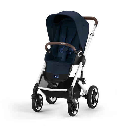 Cybex Talos S Lux Silver v=C3=A4riss=C3=A4 Ocean Blue. - Matkarattaat ja lastenrattaat - 522002593 - 1