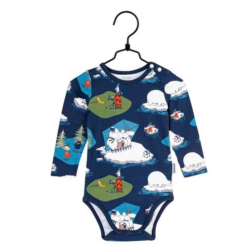Tummansininen Muumi body vauvalle. - Bodyt ja paidat - 72577403 - 1