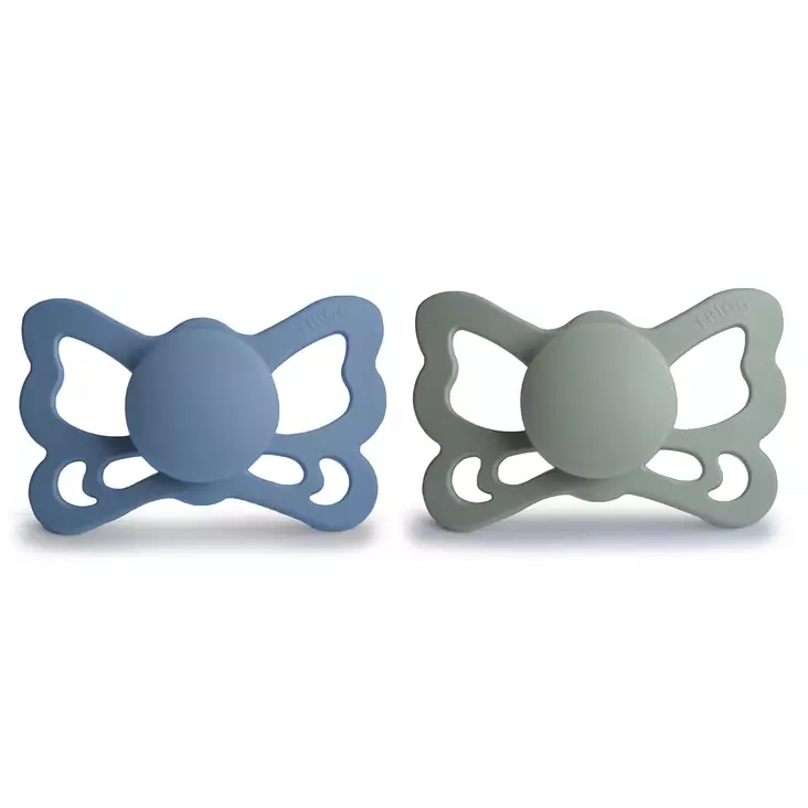 Frigg Butterfly 2 pack Size 1, Ocean View/Sage. - Tutit ja tuttinauhat - 101963 - 1
