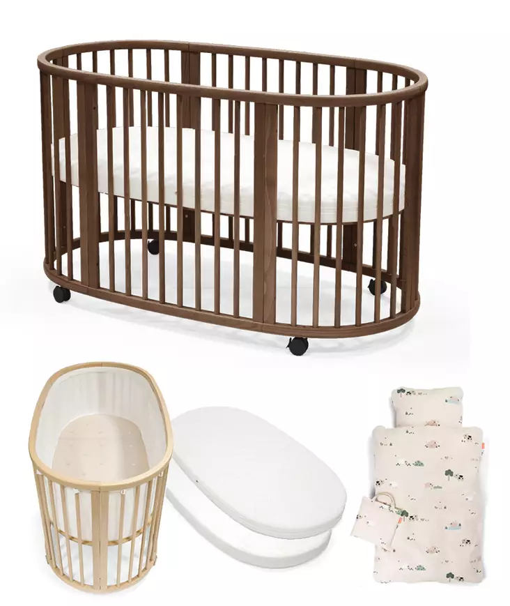 Stokke Sleepi V3 starttipaketti 6 in 1 Warm Brown. - Pinnasängyt ja lastensängyt - 104208STA2V3 - 1