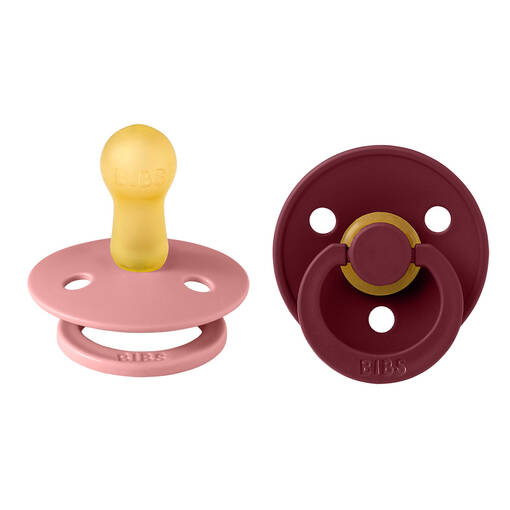 Bibs luonnonkumitutti 2 kpl Dusty PinkPink/Elderberry. - Tutit ja tuttinauhat - 120433 - 1