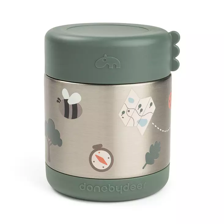 Ruokatermos Done By Deer Tiny Trails Green 300ml. - Juomapullot ja pillipullot - 1261233 - 1
