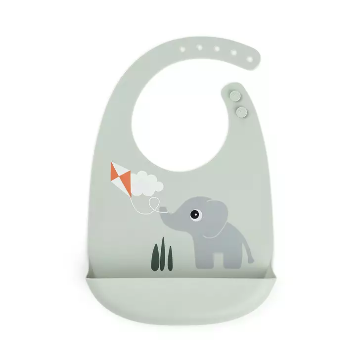 Done By Deer ruokalappu silikonia Playground Green - Ruokalaput - 1359523 - 1