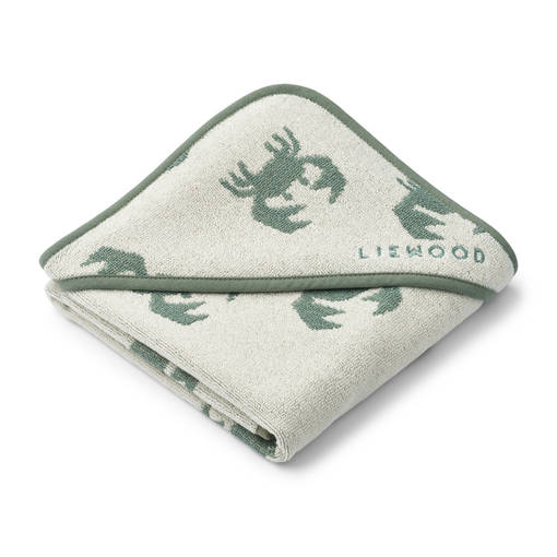 Liewood huppupyyhe Alba crab/sandy. - Huppupyyhkeet ja kylpytakit - 14756-1833 - 1
