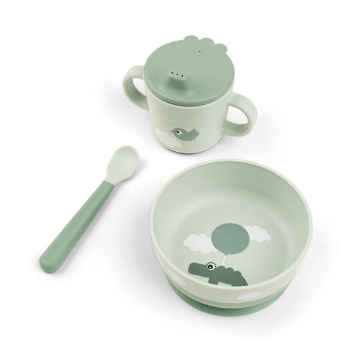 Done By Deer Foodie ruokailusetti Happy Clouds Green. - Lautaset ja kulhot - 1596513 - 1