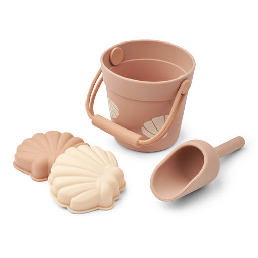 Liewood Kit Mini hiekkalelusetti shell/pale tuscany. - Muovailuvahat ja hiekkalelut - 18859-1503 - 1