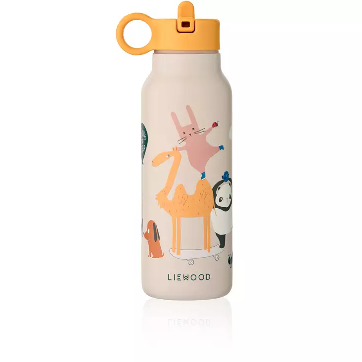 Liewood juomapullo Falk 350 ml Around The World. - Juomapullot ja pillipullot - 19617-2623 - 1