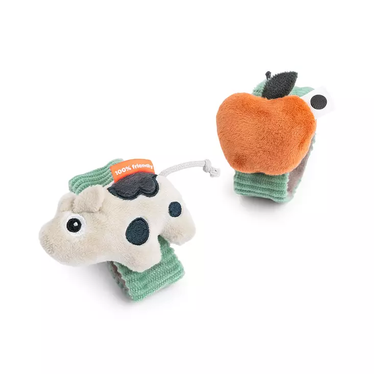 Done By Deer rannehelistin 2-pack Dotti Green. - Helistimet, tarttumislelut ja pallot - 4353403 - 1