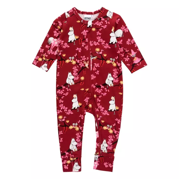 Martinex Muumi Kiipeilypuu Pyjama Burgundi. - Vauvan yöasut - 72588443 - 1