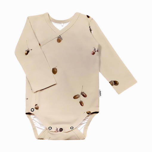 Gugguu Print Wrap Kietaisubody Acorn. - Bodyt ja paidat - GUGBP0013 - 1