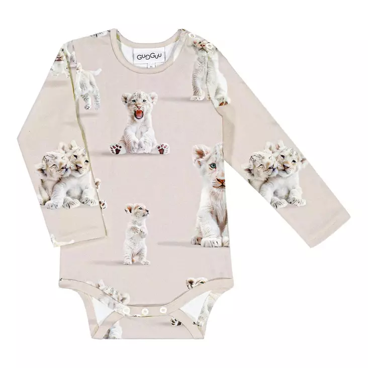 Gugguu Baby Print Body Lioncubs. - Bodyt ja paidat - GUGBP00011-93 - 1