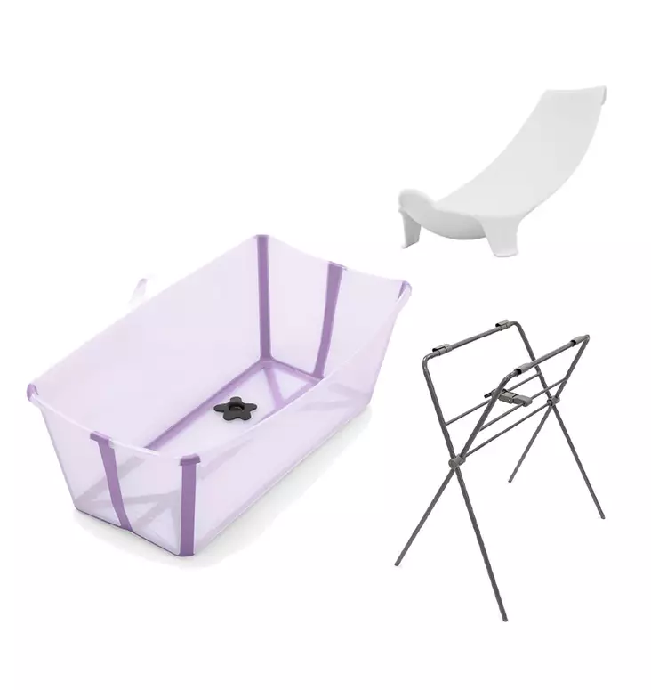Stokke Flexi Bath starttipaketti 3 in 1 Lavender. - Kylpyammeet ja kylpytuet - 531914STA3 - 1