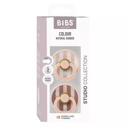 Bibs luonnonkumitutti Blush mix Block Studio Collection pakkaus. - Tutit ja tuttinauhat - 12022104 - 2