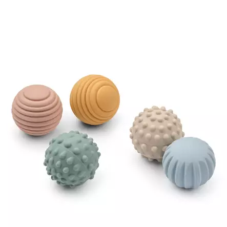 Liewood Dorian Sensory pallot Beach blue/Multi mix. - Helistimet, tarttumislelut ja pallot - 20545-2724 - 1