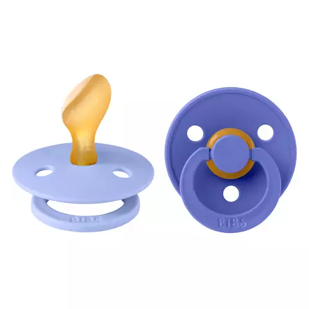 Bibs luonnonkumitutti 2 kpl 6-18kk Hush/Grape. - Tutit ja tuttinauhat - 2211434 - 1