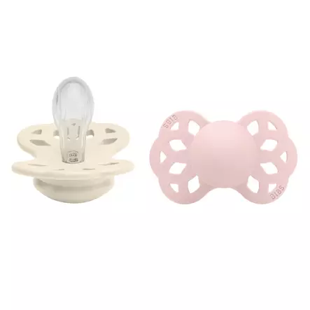Bibs Infinity silikonitutit Ivory/Blossom. - Tutit ja tuttinauhat - 265114 - 1