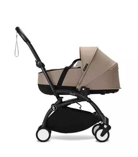 Stokke YoYo Newborn shell kantokoppa Taupe rattaiden rungossa. - Matkarattaat ja lastenrattaat - 646304 - 2