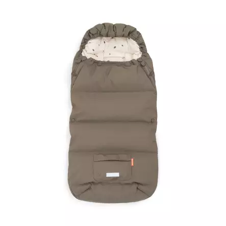 Done By Deer Footmuff lämpöpussi 0-3v. Taupe - Lämpöpussit rattaisiin - 7163014 - 1