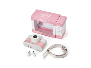 Lasten kamera Hoppstar Expert Blush pakkauksen sis=C3=A4lt=C3=B6. - Lasten kamerat - 76894 - 2