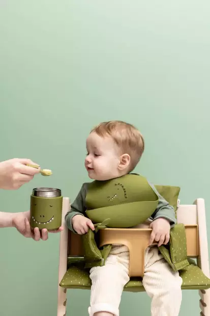 Trixie Syöttötuolin istuinpehmuste Mr. Dino lapsella. - Syöttötuolit - 96334 - 2