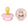 Bibs luonnonkumitutti 2 kpl 0-6 kk Petal/Baby Pink. - Tutit ja tuttinauhat - 110334 - 1