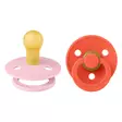Bibs luonnonkumitutti 2 kpl 0-6 kk Baby Pink/Tango. - Tutit ja tuttinauhat - 110474 - 1