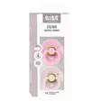 Bibs luonnonkumitutti 2 kpl 6-18 kk Petal/Baby Pink, pakkaus. - Tutit ja tuttinauhat - 120334 - 3