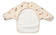 Liewood Merle ruokalappu holiday/sandy mix takaa. - Ruokalaput - 18136-6044 - 2
