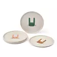 Liewood Remco lautanen 6-pack Bunny sandy. - Lautaset ja kulhot - 19572-2184 - 1