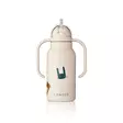 Liewood juomapullo Kimmie 250 ml Bunny sandy pilli esill=C3=A4. - Juomapullot ja pillipullot - 19618-2184 - 3