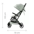 Matkarattaat BRITAX Flylite Sage Green, mitat. - Matkarattaat ja lastenrattaat - 2000041984 - 8